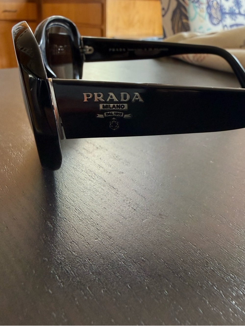 Black Oversized Polarized Sunglasses